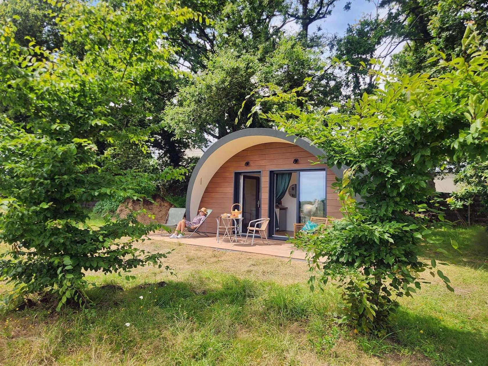 Gites & Tiny Houses Les Hauts De Toulvern Baden Pokoj fotografie